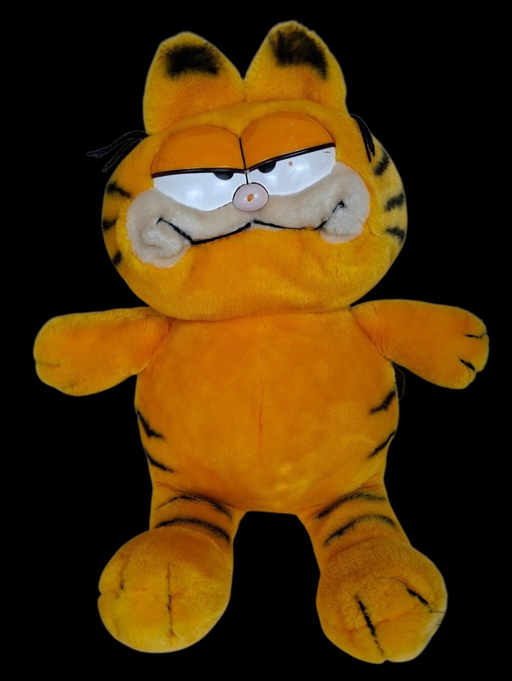 Vintage Large Sitting Garfield Plush 1978 1981 Dakin Stuffed 16" Tall